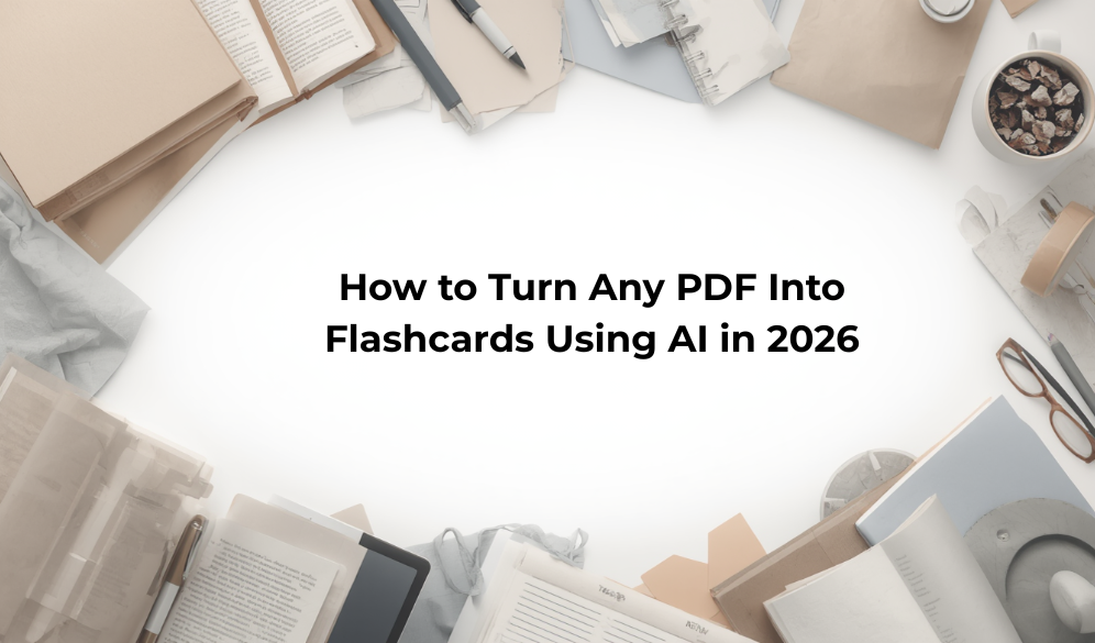 How to Turn Any PDF Into Flashcards Using AI in 2026 | GoodOff